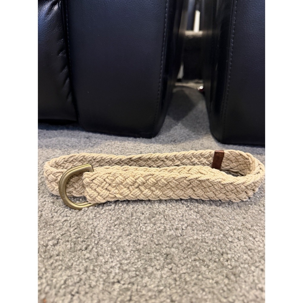 Polo By Ralph Lauren Women's Tan Braided Belt